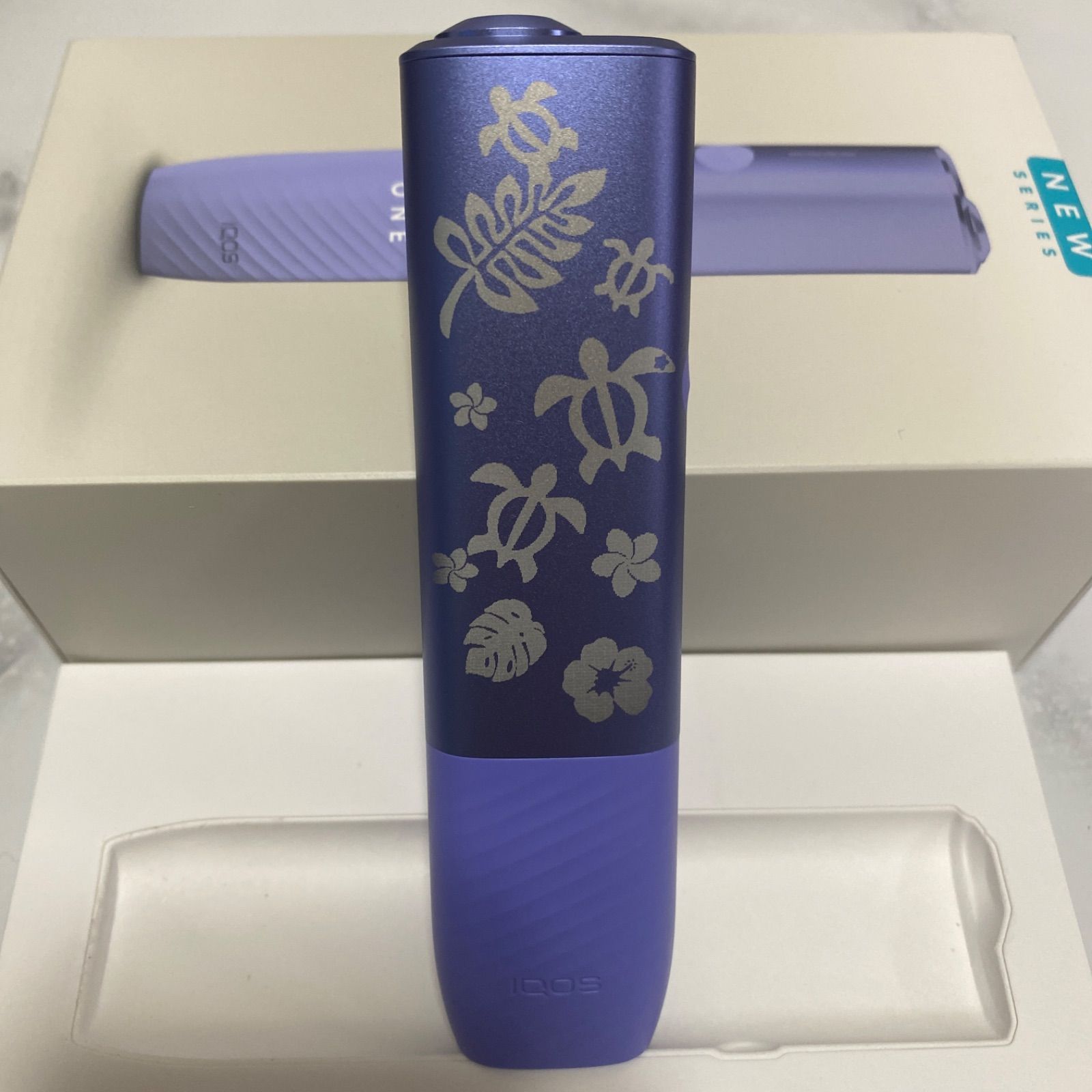 ホヌ ハワイアン デザイン レーザー加工 iQOS ILUMA i ONE アイコス