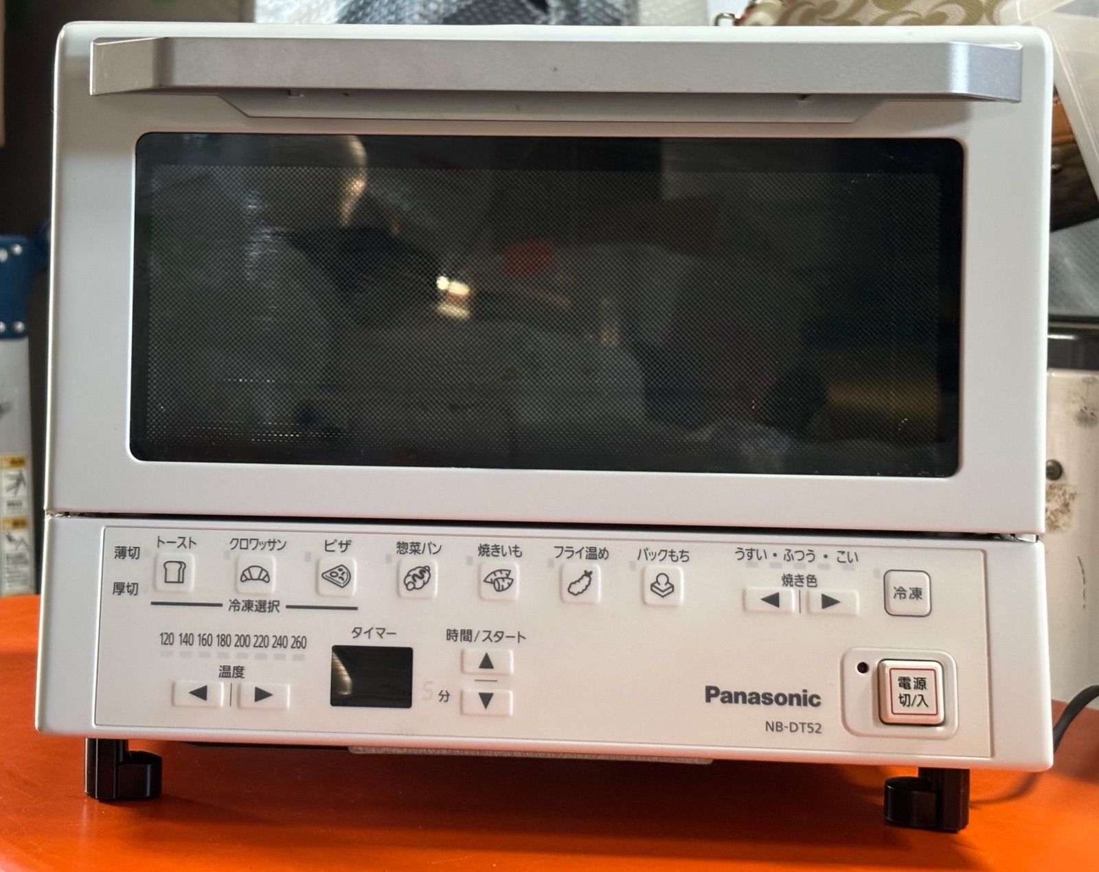 パナソニック コンパクトオーブン NB-DT52-W 2019年製 最大1300W 