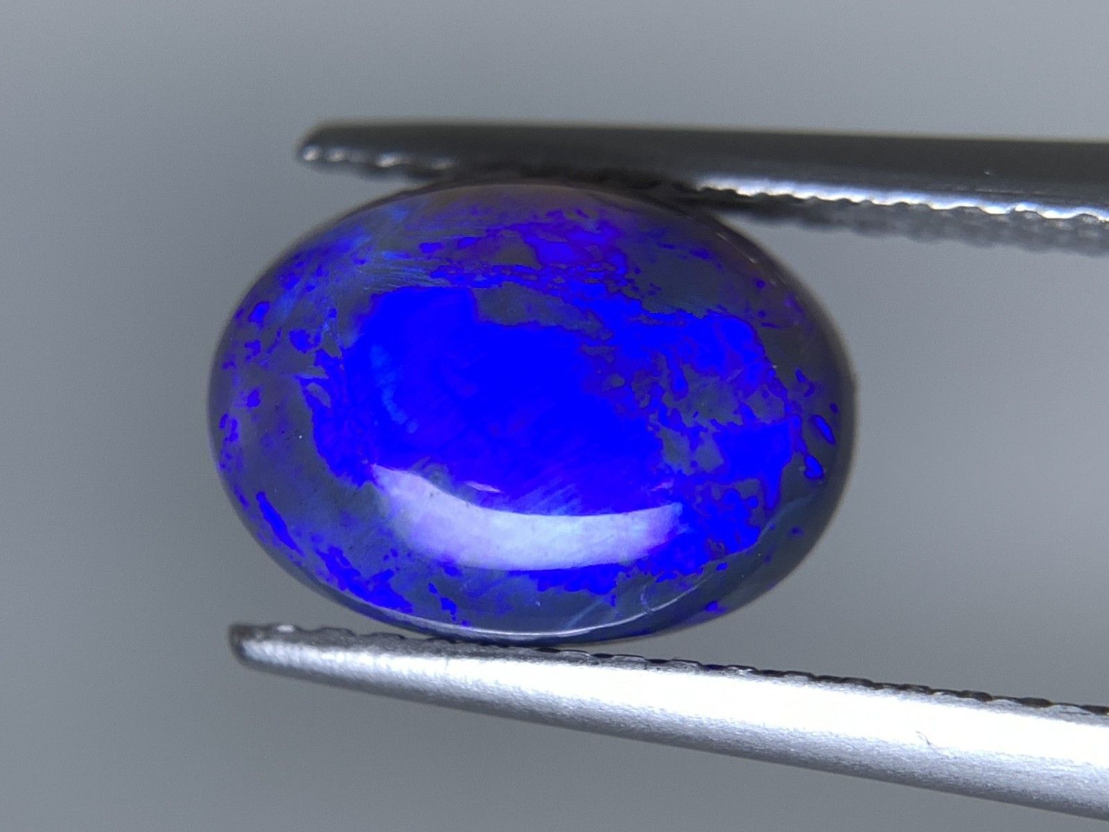 ブラックオパール 天然 2.104ct 宝石ソーティング付き カン有り 9.9㎜×7.1㎜×4.6㎜ ルース 裸石 6686Y FORTGASGNV_COM_BR