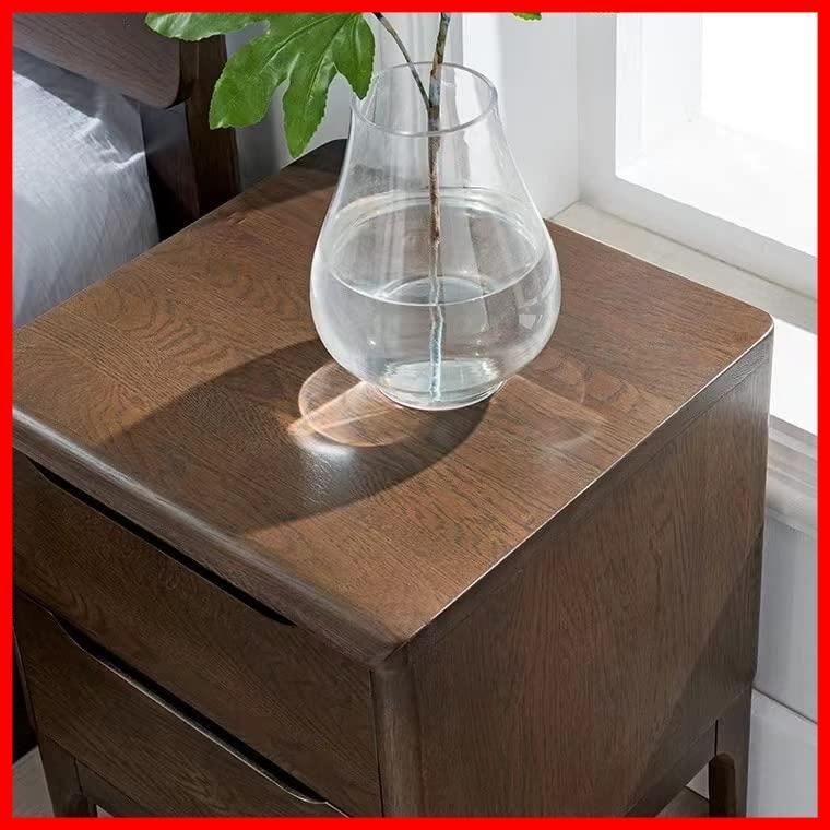 MU RONGナイトテーブル アメリカオークウッド ベッドサイドテーブル