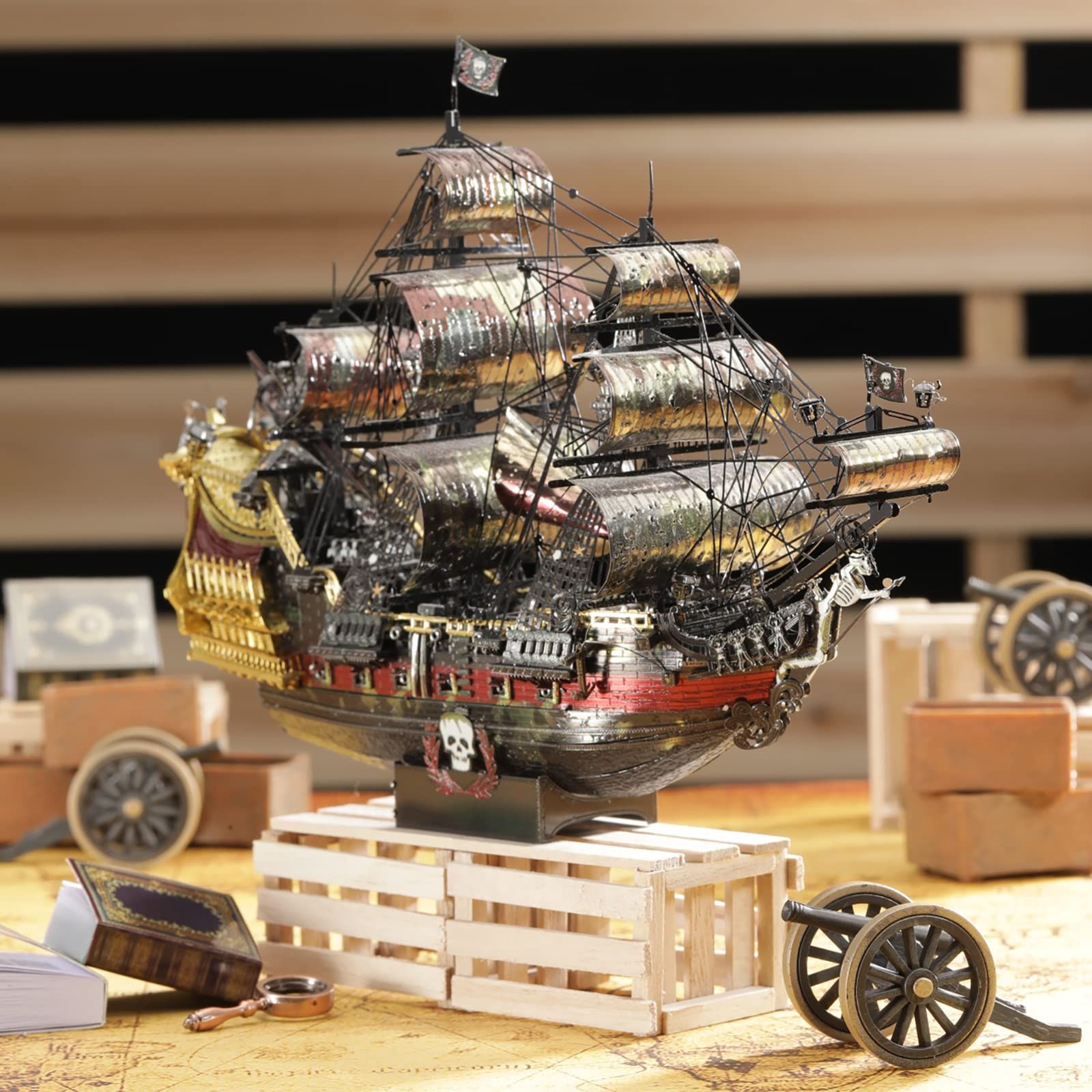 3Dパズル　DIY 立体パズル　ナノメタルパズル　大人のパズル　帆船