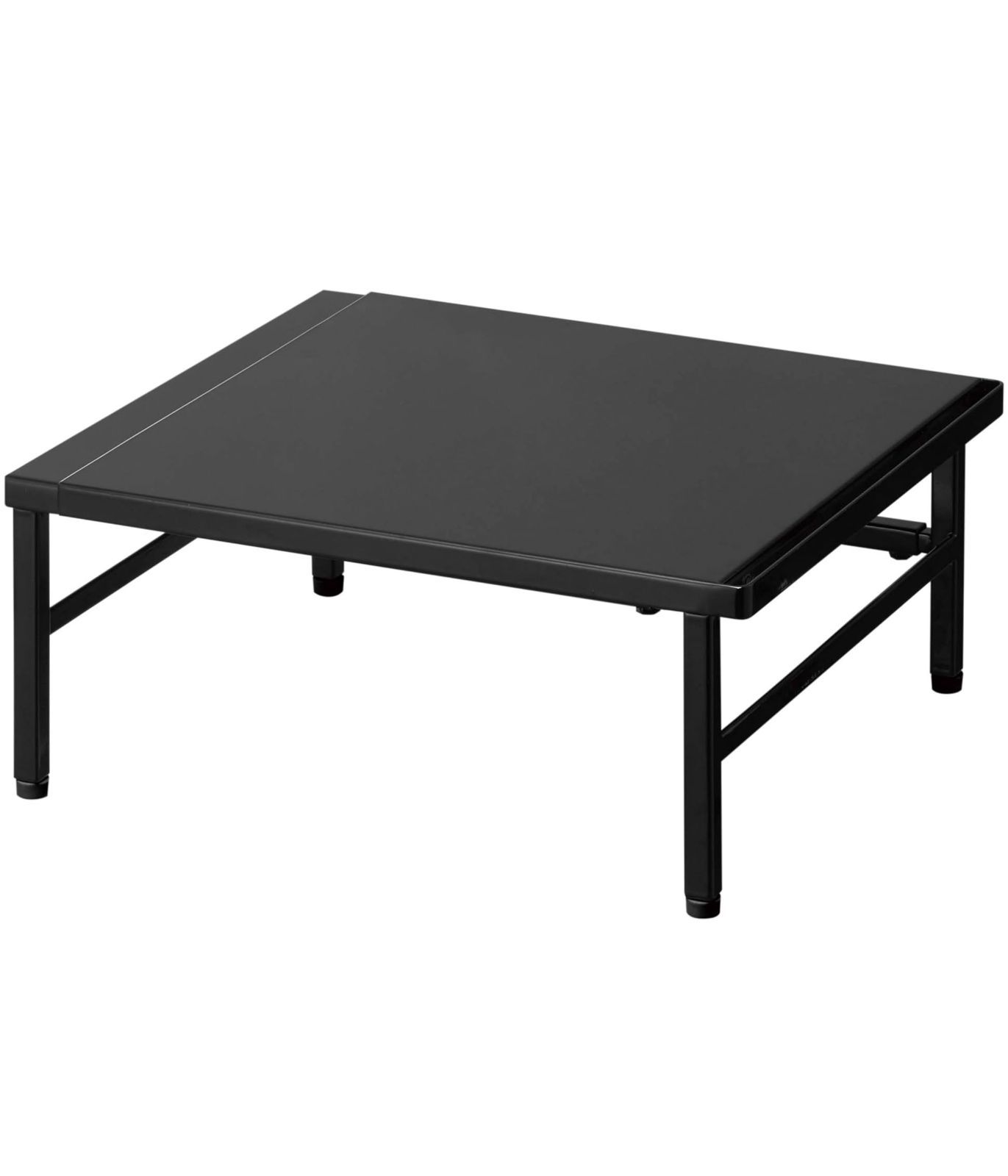 在庫セール 伸縮食洗機ラック ブラック 約W37~62XD36XH15~16.5cm タワー 山崎実業 Yamazaki 下段が作業スペースになる フック付き アジャスター付き 5182