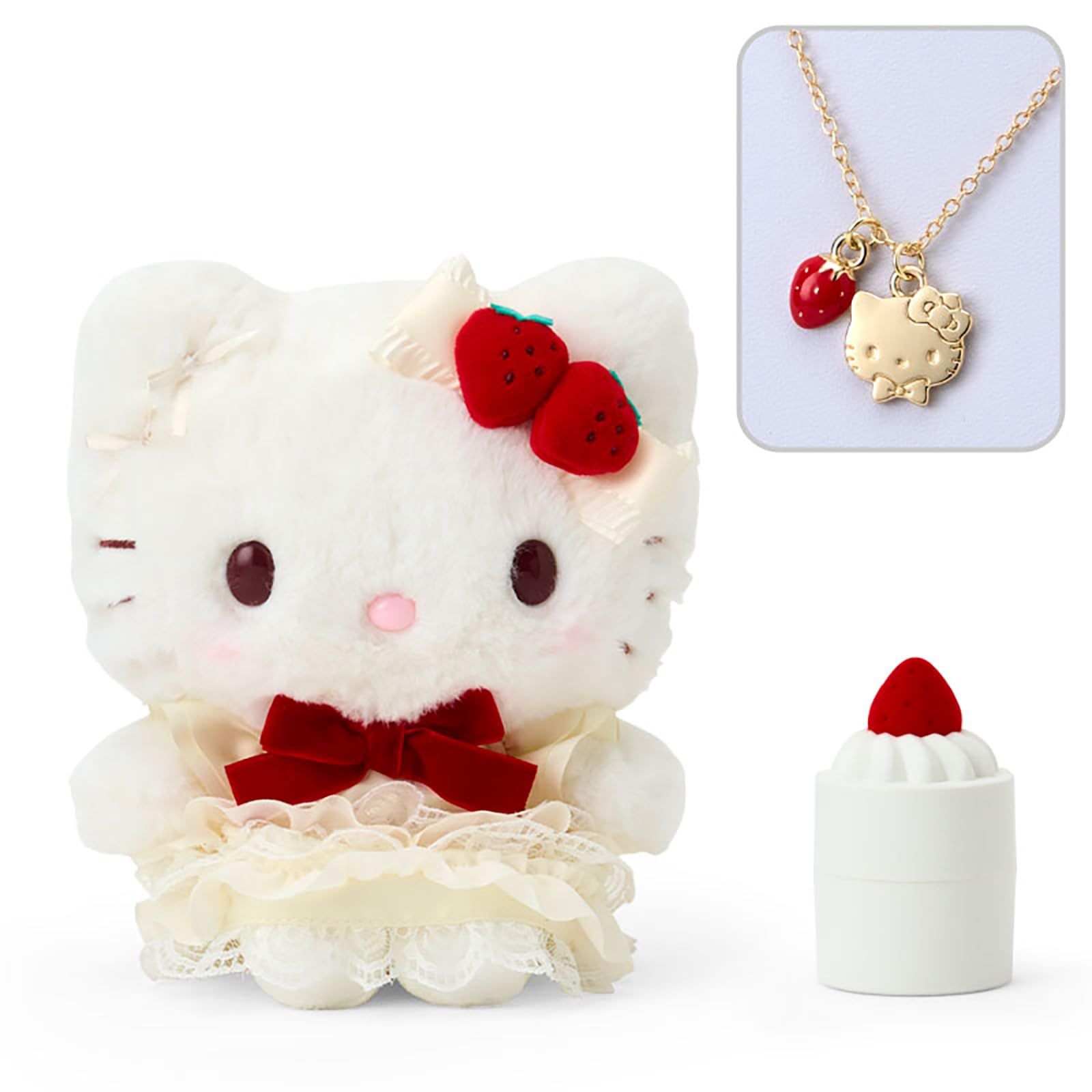 ハローキティ ショートケーキ ぬいぐるみ 新品・未開封 キティ