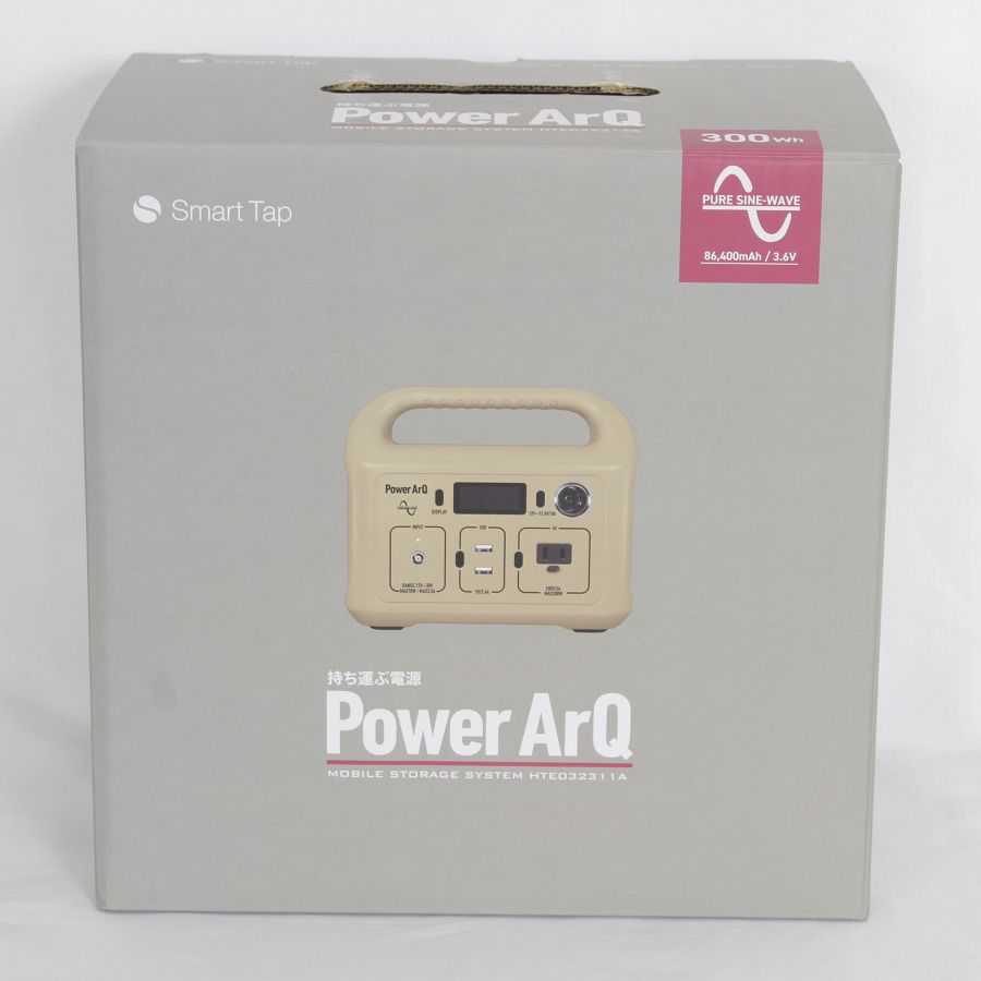 SmartTap PowerArQ mini HTE032311A-TN 346Wh ポータブル電源 スマート