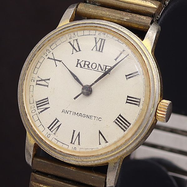 KRONE シルバー 腕時計 レディース 中古品 - 腕時計(アナログ)