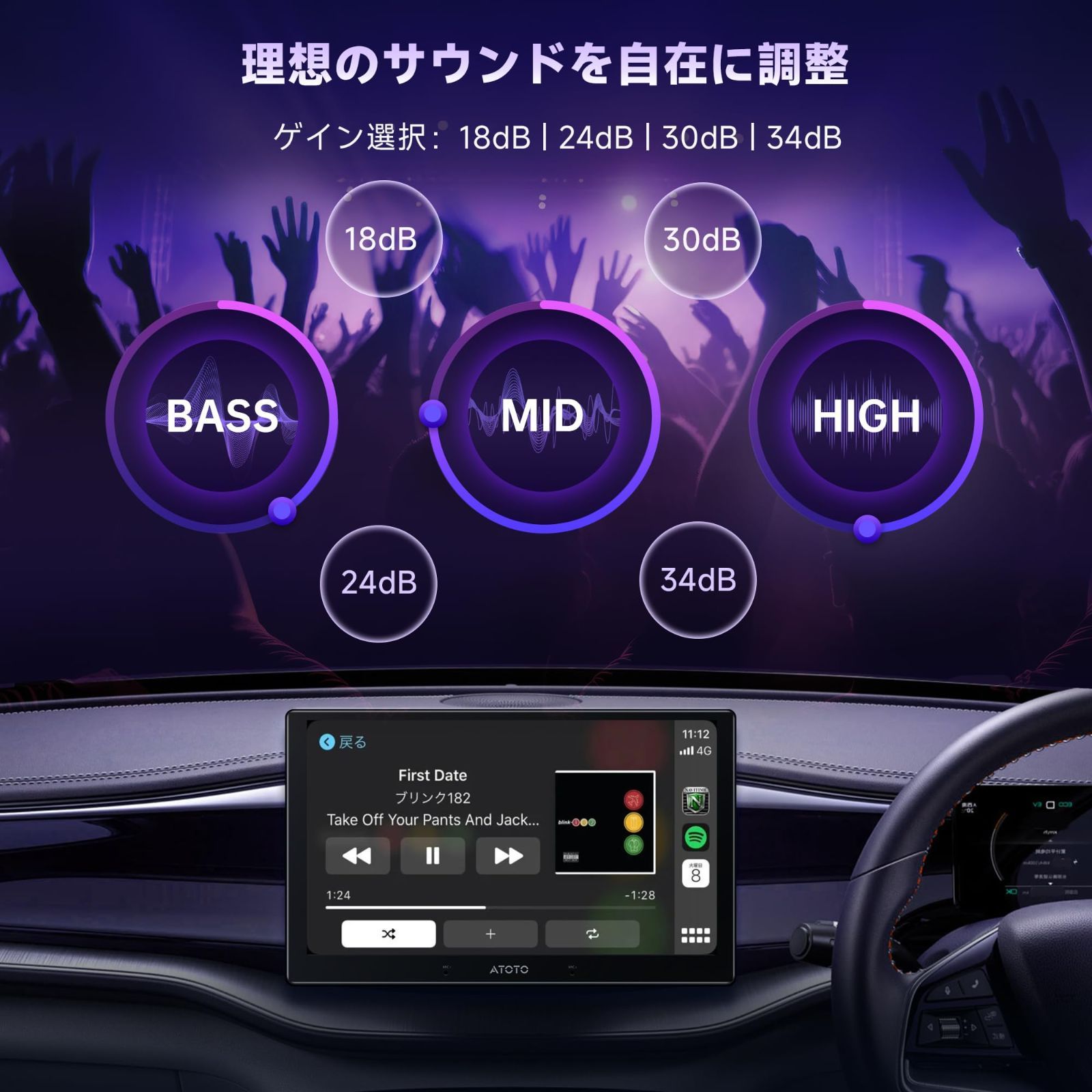 6.5フィート 2メートル電源ケーブル付き