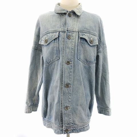 ジーナシス JEANASIS デニムジャケット Gジャン 無地 コットン 