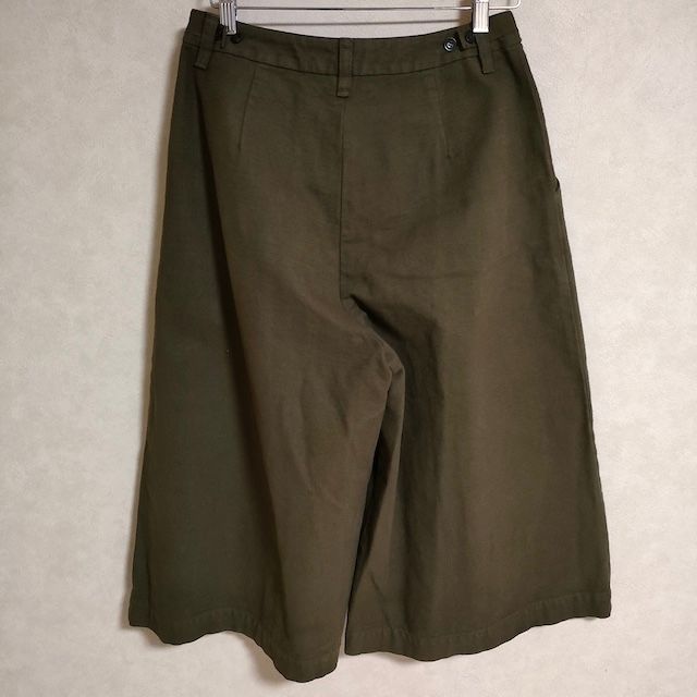 pas de calais ネイビー カジュアルパンツ pas de calais ワイドタック