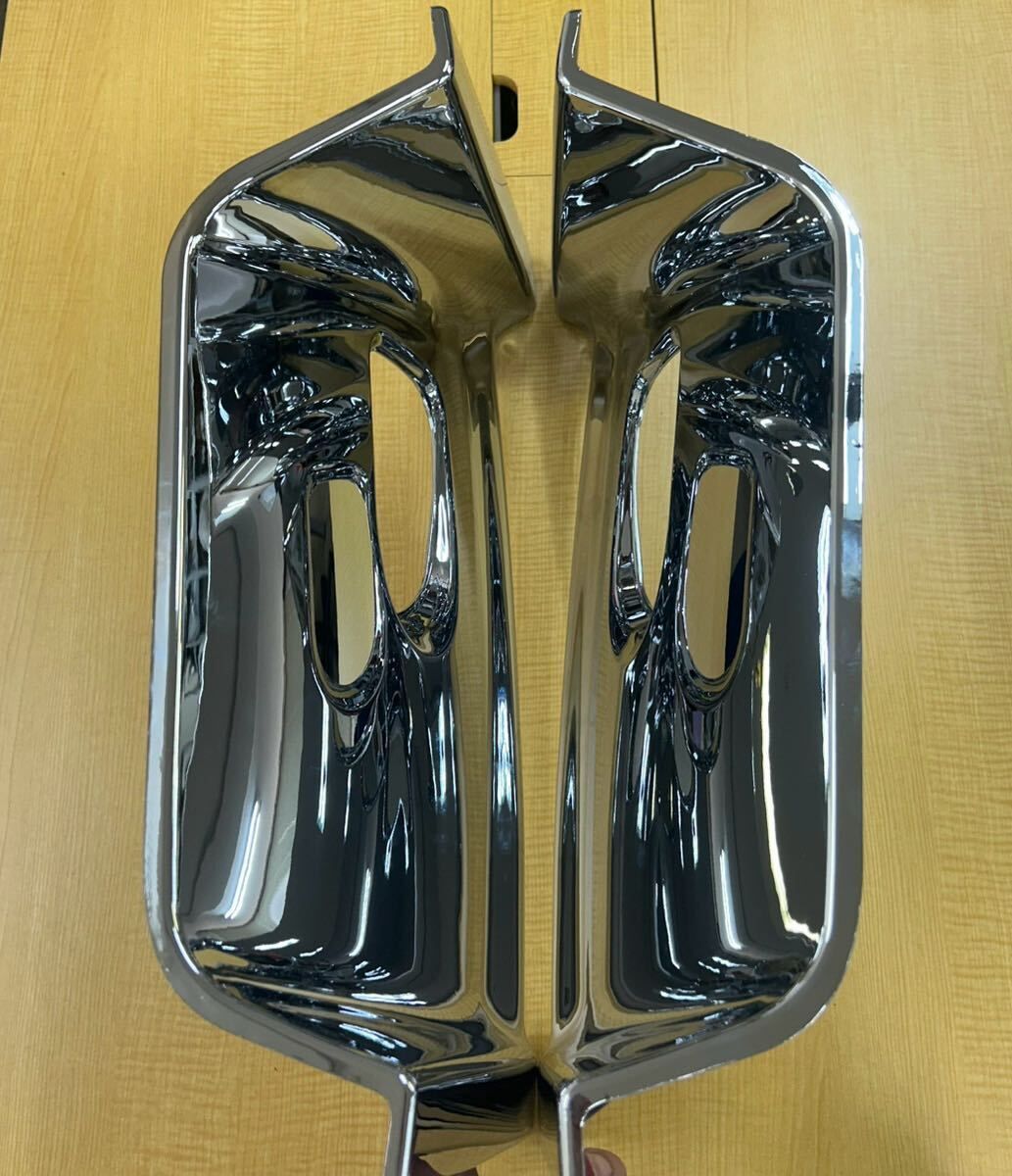 サイドカバー 日産UD クオン 17 パーフェクトクオン メッキ ステップ アッパー ガーニッシュ 左右 大型トラック シルバー 社外品 FFCRYSTALESIA_COM