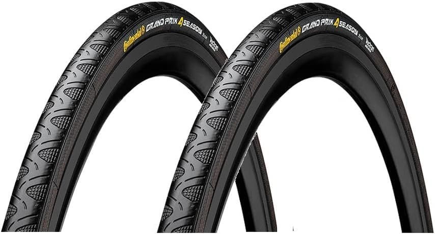2本セット Continental コンチネンタル Grand Prix 4-Season グランプリ 4シーズン 700c ブラック|ブラック 700x28c 並行輸入品