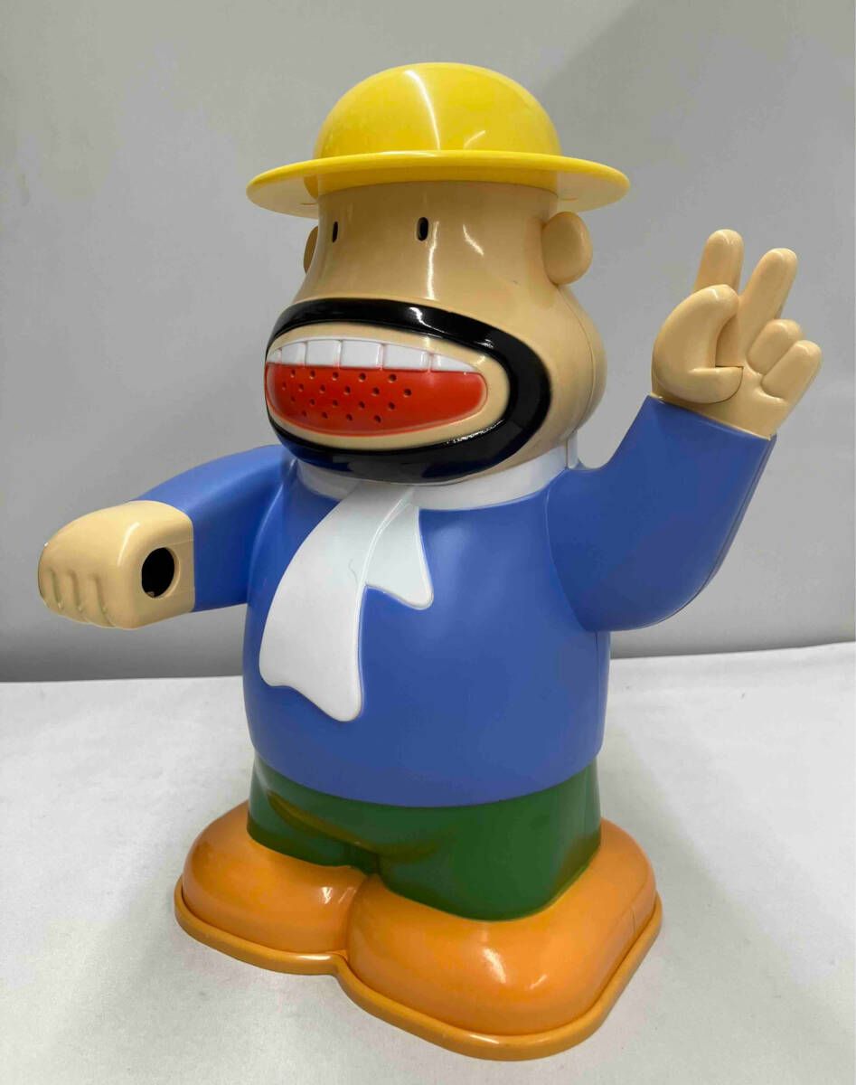 動作確認済 Meiji メイジ カールおじさん おしゃべり貯金箱