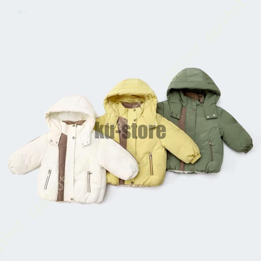 子供 キッズ ダウンコート ダウンジャケット コート ベビーコート パーカー 男の子 女の子 アウター 秋冬 キッズ服 フード付き 防寒 90 100 110 120 130 cm