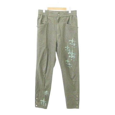 カタリスト CVTVLIST CROSSES CHINO PANTS チノパン ボトム ジップフライ ペイント 2201080401 2 カーキ