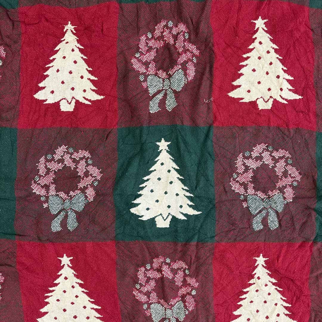 vintageラグ カーペット 暖炉、猫、クリスマス、クリスマスツリー 622 czysacz00960.jpg