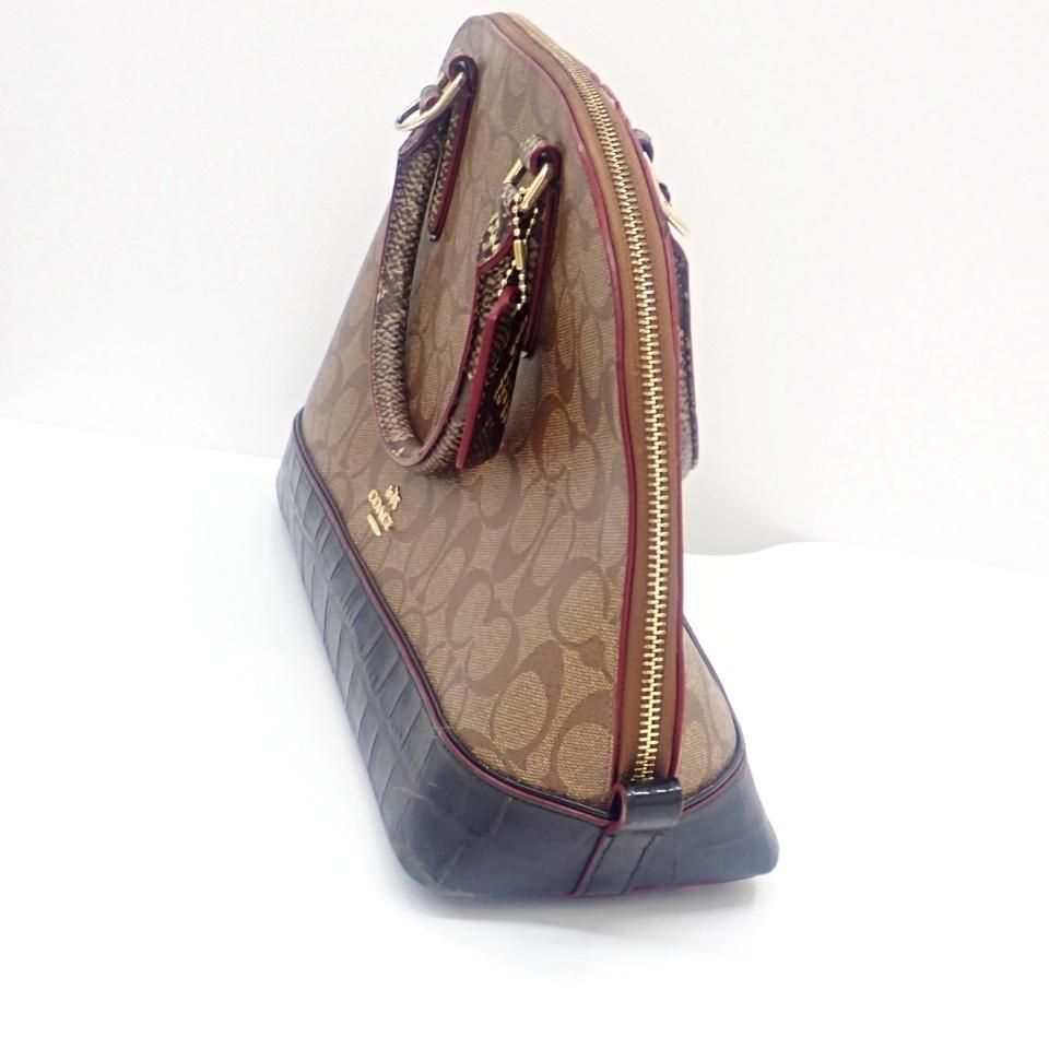 COACH コーチ クロコ パイソン 2WAY ショルダーバッグ