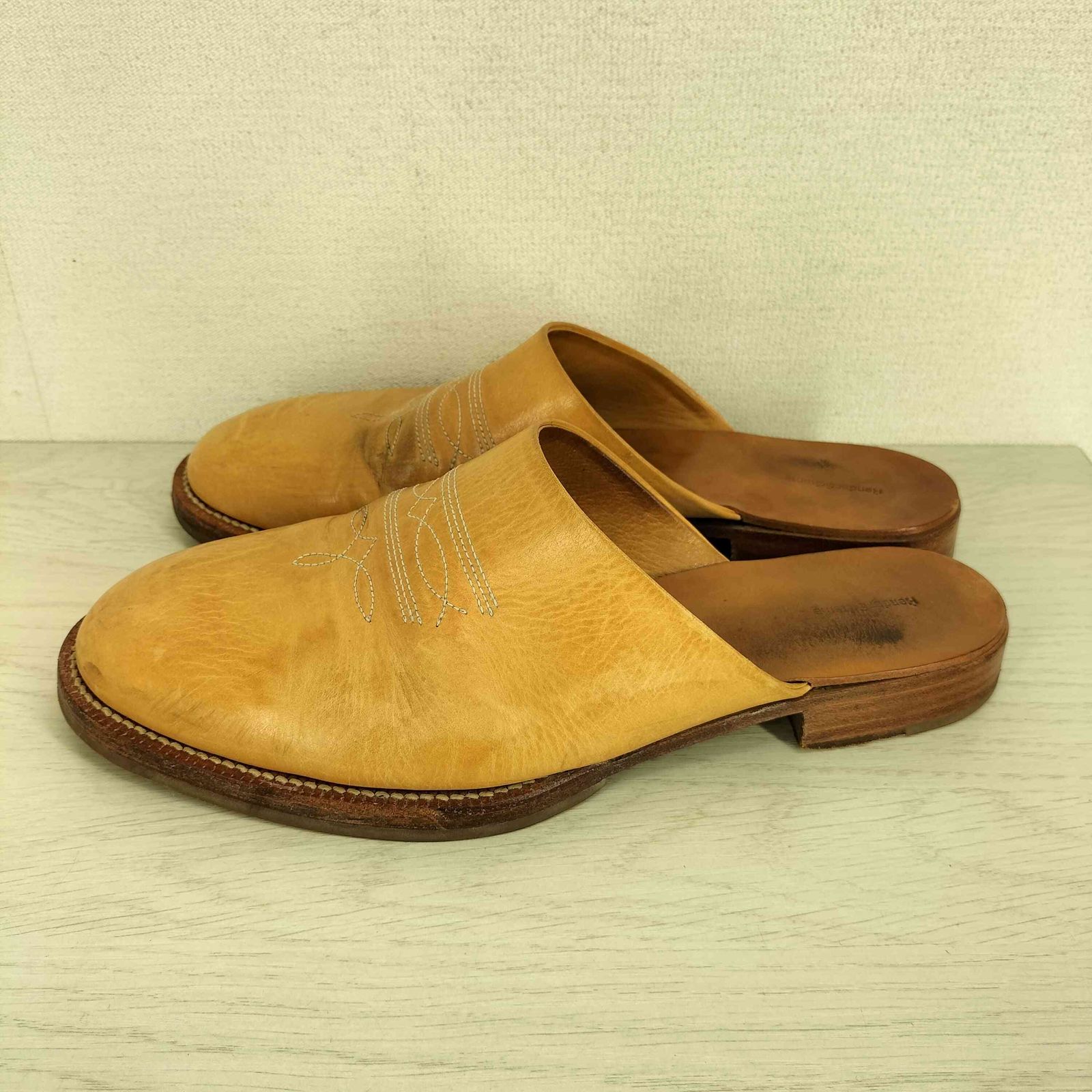 エンダースキーマ Hender Scheme CHEAK ヌメ革 レザー ミュール