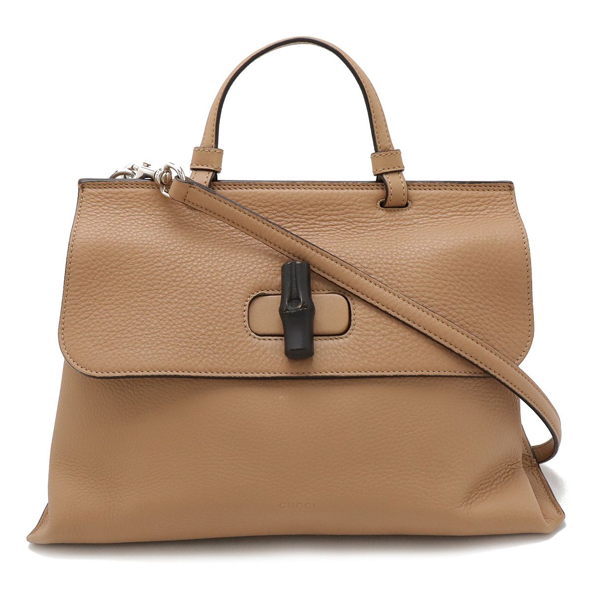 GUCCI グッチ バンブー デイリー トップハンドルバッグ