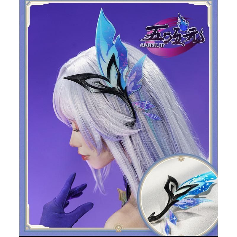【即日発送可】原神　スカーク（新衣装）フルセット Amazon.co.jp: [KANKUXS] フルセット 衣装 +髪飾り 原神
