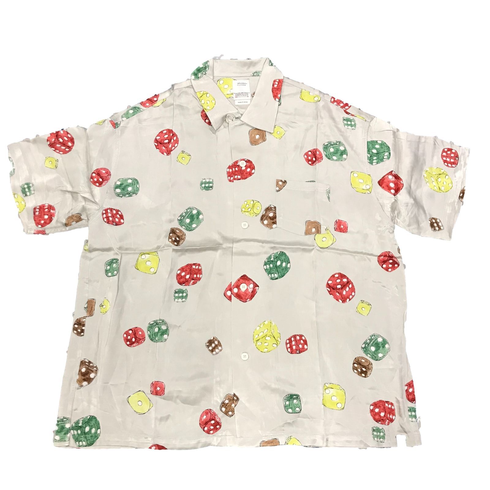 visvim 21SS新作 WALLIS SHIRT S/S DICE