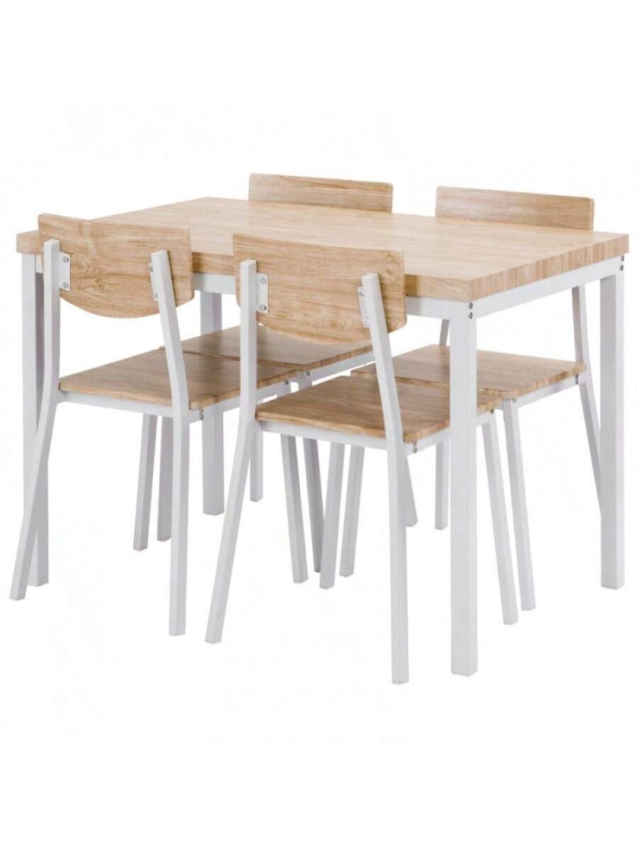 ダイニングセット 4人掛け 四角いテーブル チェア 5点セット 長方形