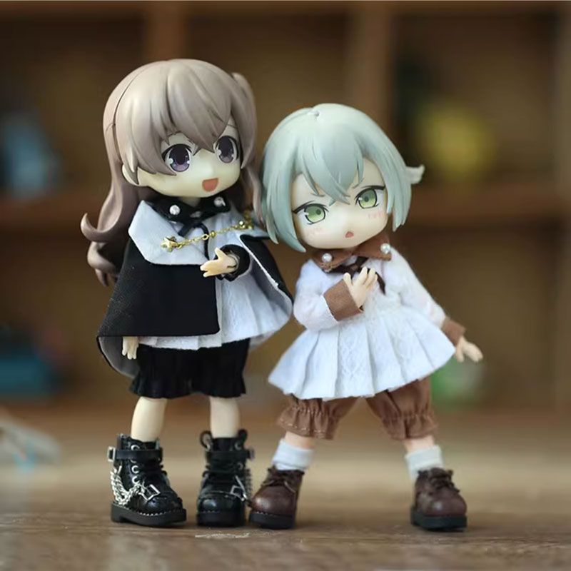 オビツ11 ドール服 星チャーム付きケーブル風トップス＋バルーンパンツ
