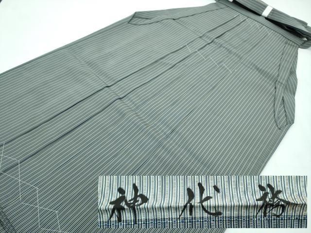 平和屋着物■極上　男性　馬乗り袴　縞　逸品　CZAA4305s5 平和屋着物□極上 男性 馬乗り袴 神代袴 縞 逸品 未使用 CZAA2924s5