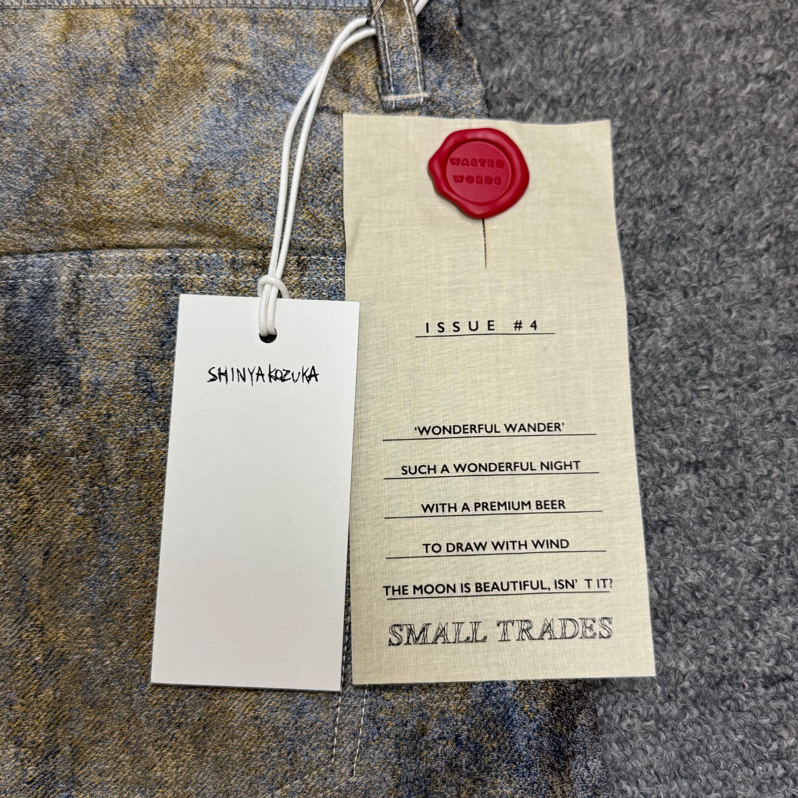 参考上代49500円 未使用品 SHINYAKOZUKA 24SS Hi,BAGGY FOR