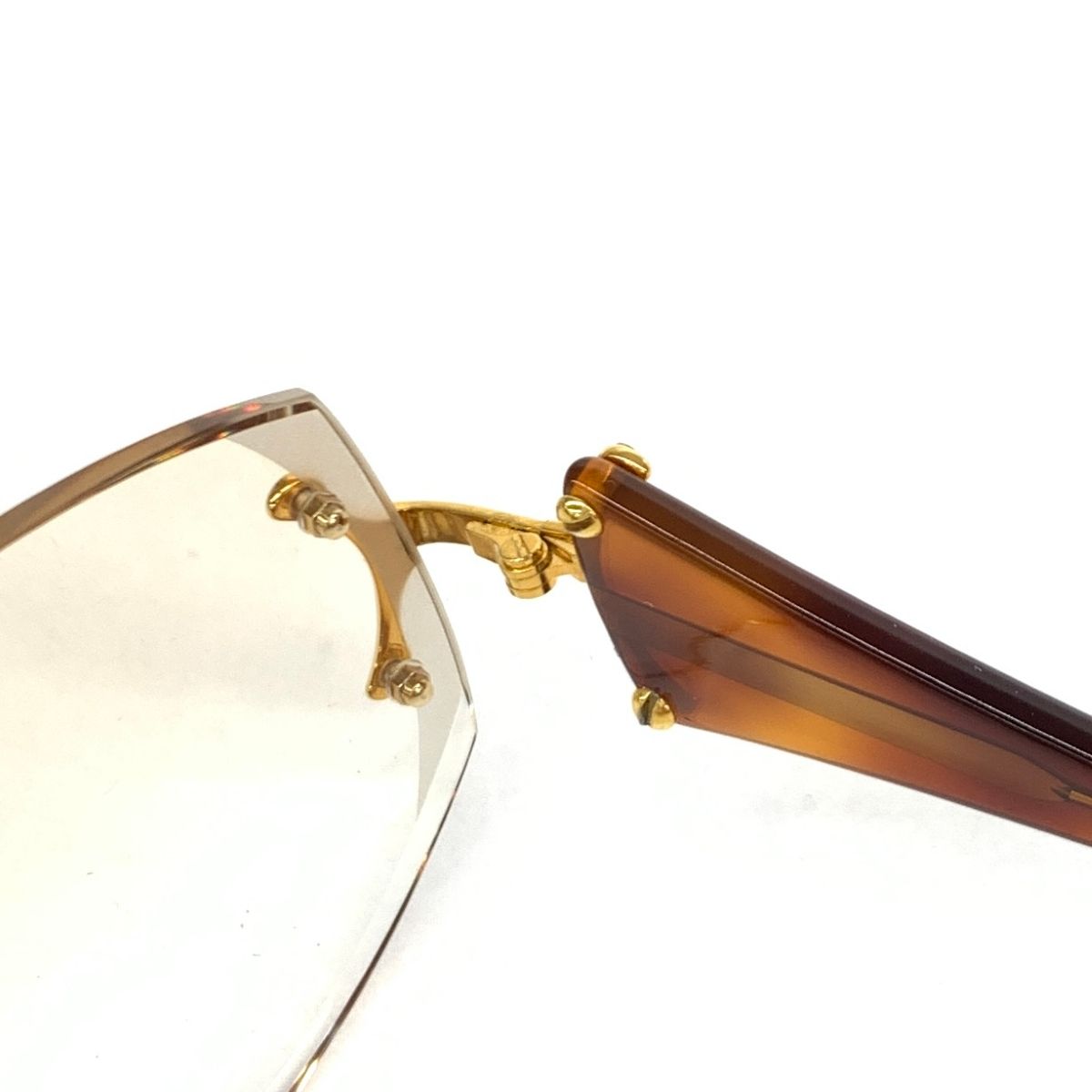 ☆メガネフレーム☆POLARIS/ポラリス/ツーポイント/SWEDEN☆USED  POLARIS ポラリス メガネフレーム ブラウン べっ甲柄 ツーポイント