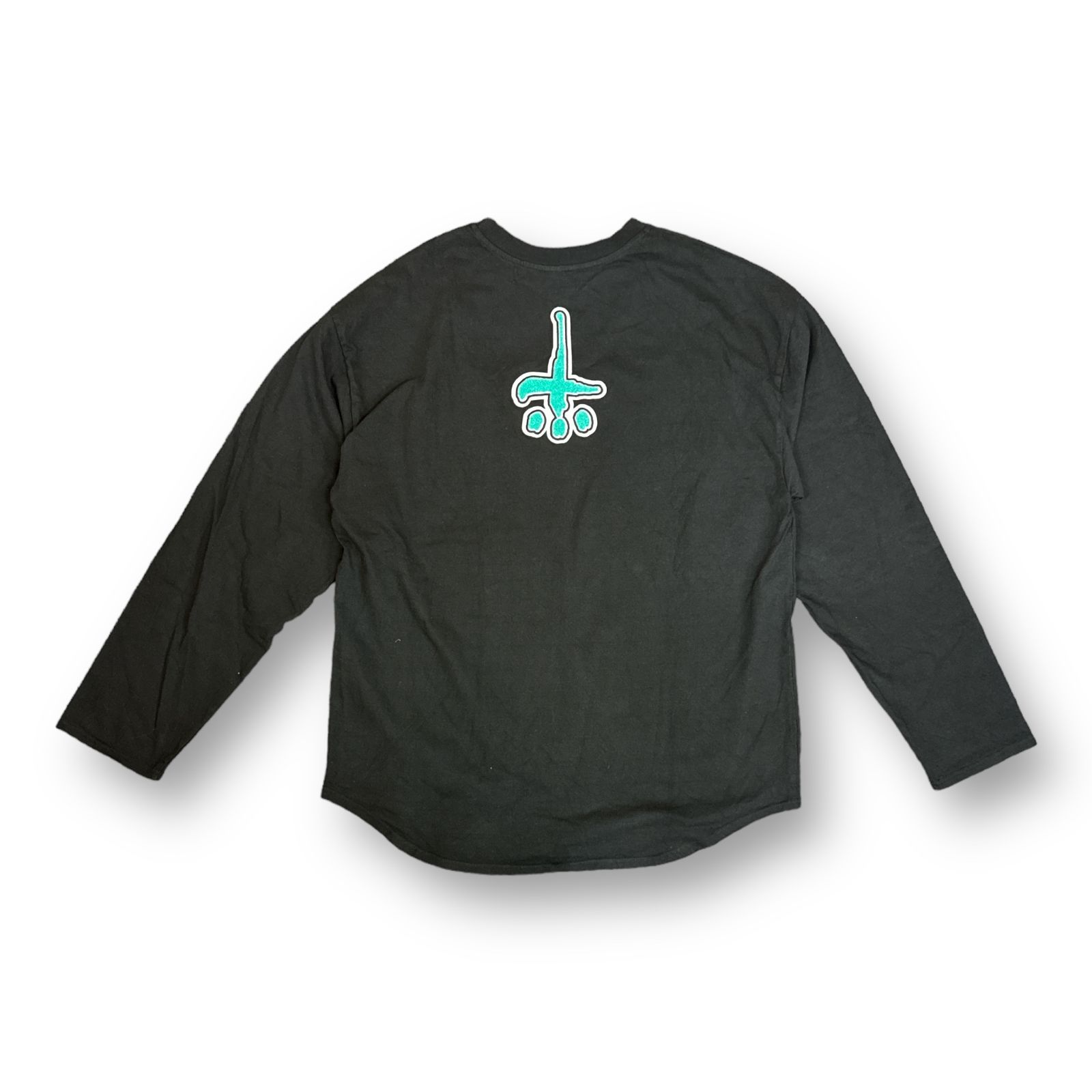 CVTVLIST ティファニー ロゴ ワッフル カットソー Tシャツ サイズ2 CVTVLIST ティファニー ロゴ ワッフル カットソー Tシャツ サイズ2