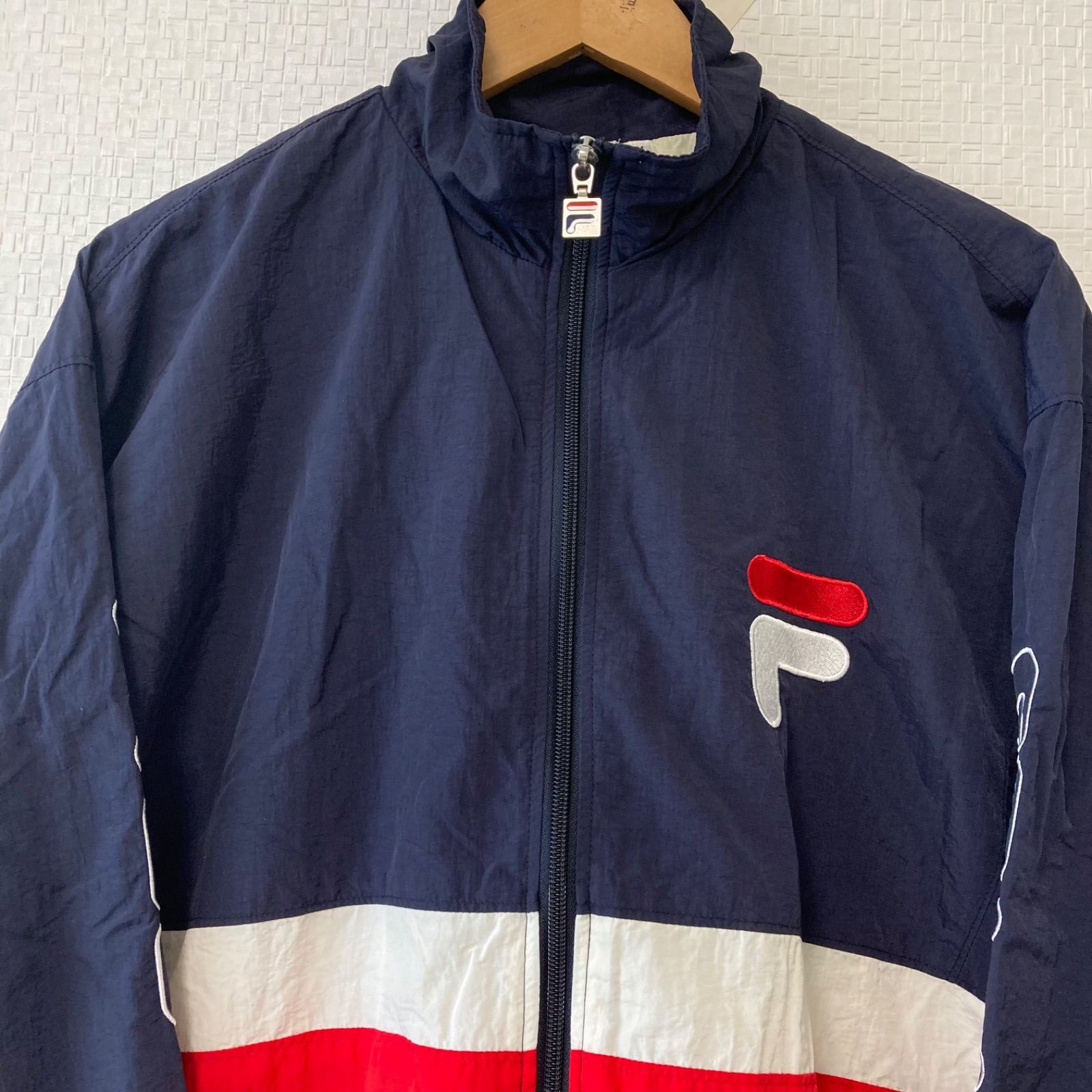 w^)b FILA フィラ ジップアップ トラック ジャケット ウインド