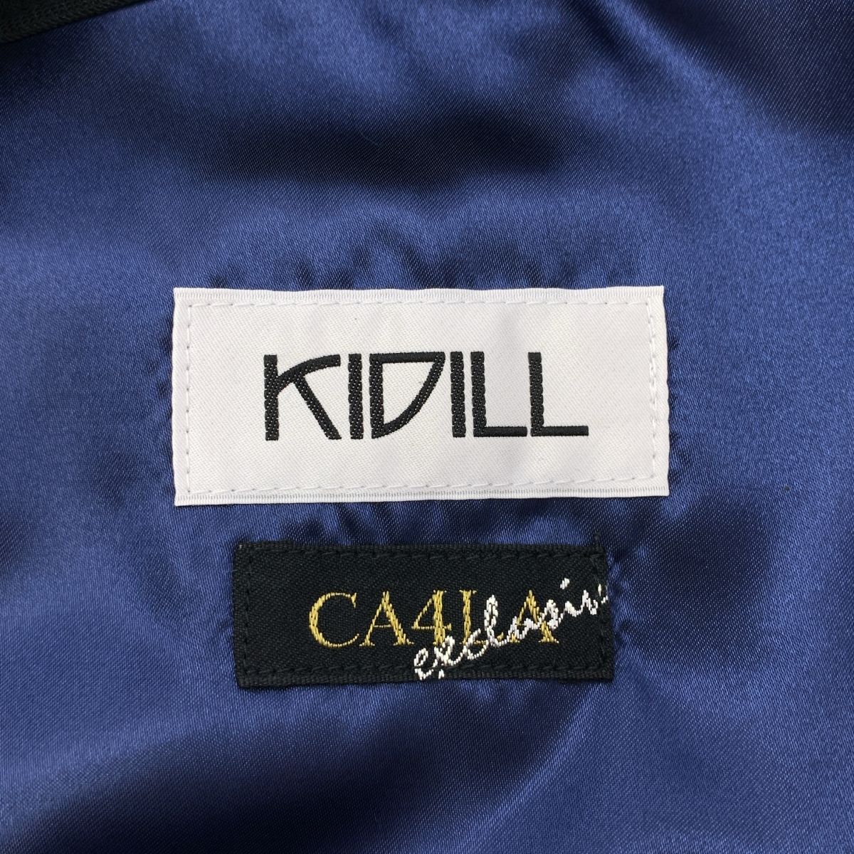 KIDILL グラフィックパッチ ベレー帽 Mサイズ 美品】 KIDILL / キディル | × CA4LA パッチ ベレー帽 | ブルー