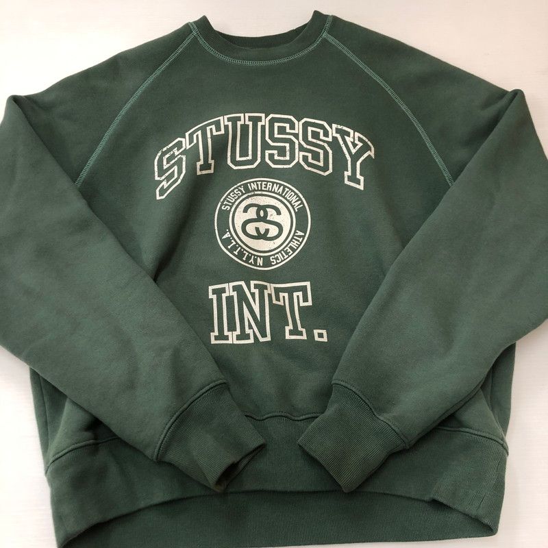 【STUSSY】★スウェット★ OVERLOCK VARSITY RAGLAN CREW Stussy Overlock Varsity Raglan Crewneck Washed Black – LESS 17