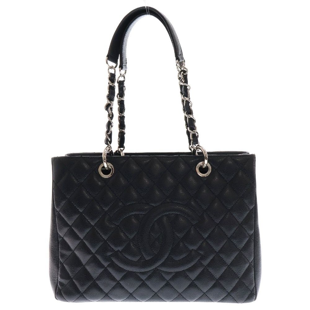 CHANEL シャネル GST マトラッセ キャビアスキン 復刻トート チェーン グランドハンド トートバッグ レディース A50995