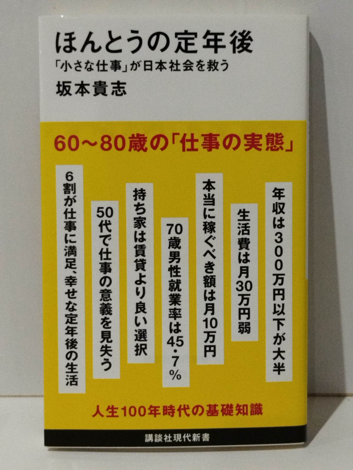 ほんとうの定年後 「小さな仕事」が日本社会を救う (講談社現代新書