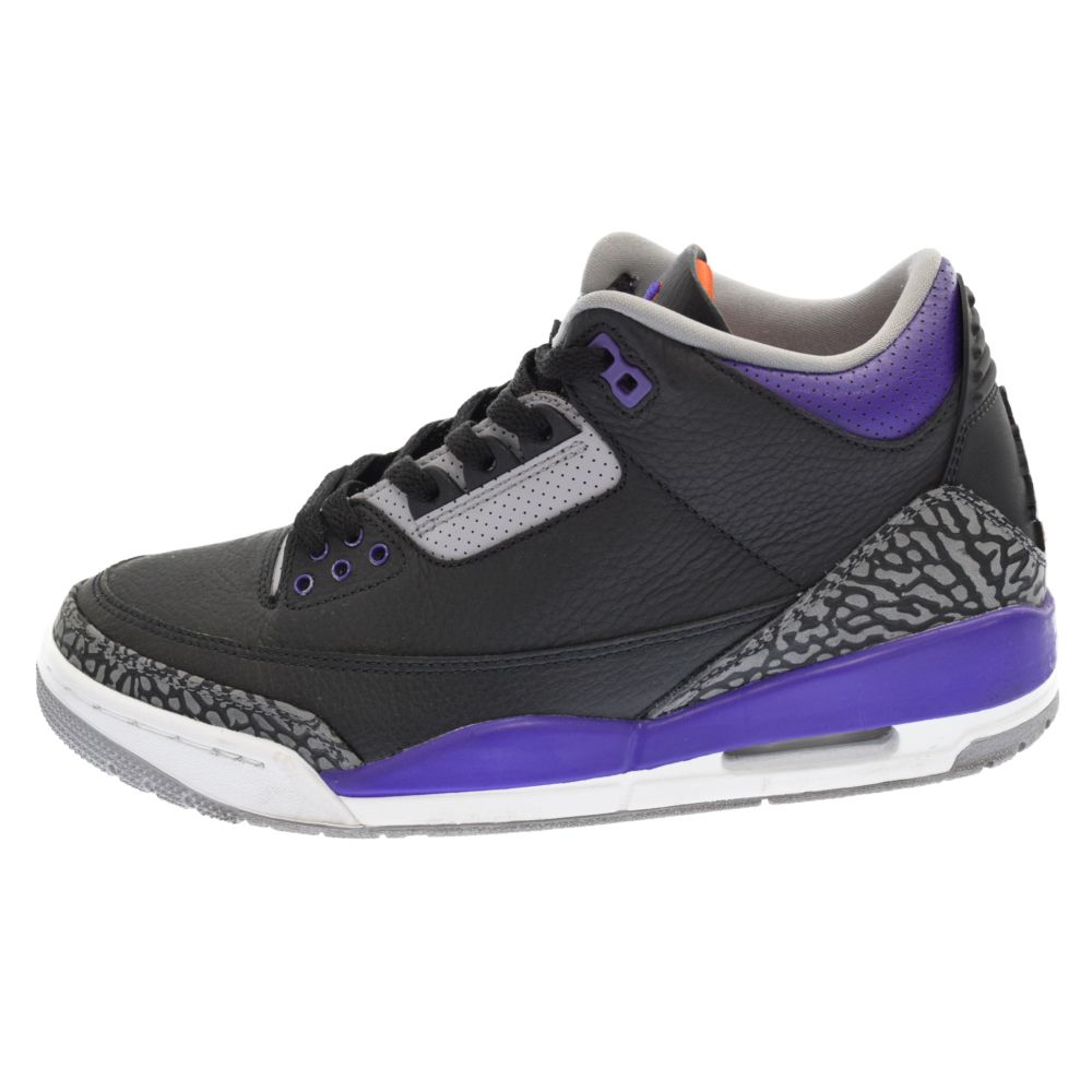 NIKE (ナイキ) AIR JORDAN 3 RETRO COURT PURPLE エアジョーダン3