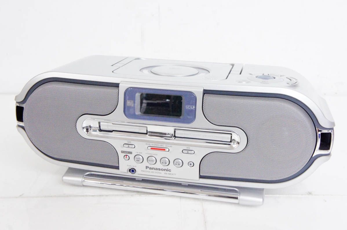 パナソニック CD MD カセットデッキ RX- MDX77 2002年
