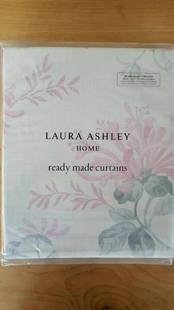 LAURA ASHLEY - 専用☆ローラアシュレイ　ハニーサックル　シクラメン　カーテン＆タイバック ローラアシュレイ ハニーサックルシクラメン カーテン 162cm x
