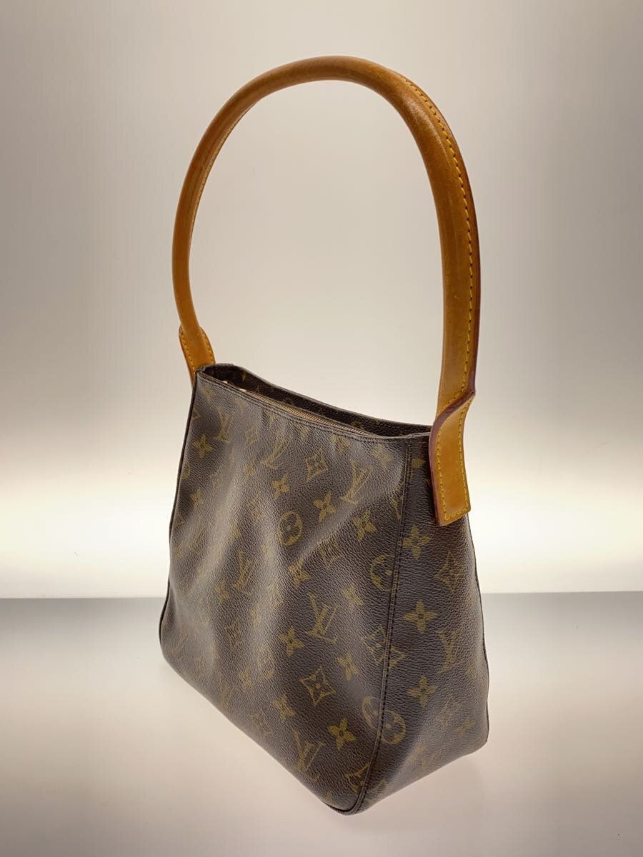 LOUIS VUITTON ルーピングMM_モノグラム・キャンバス_BRW PVC ブラウン - メルカリ