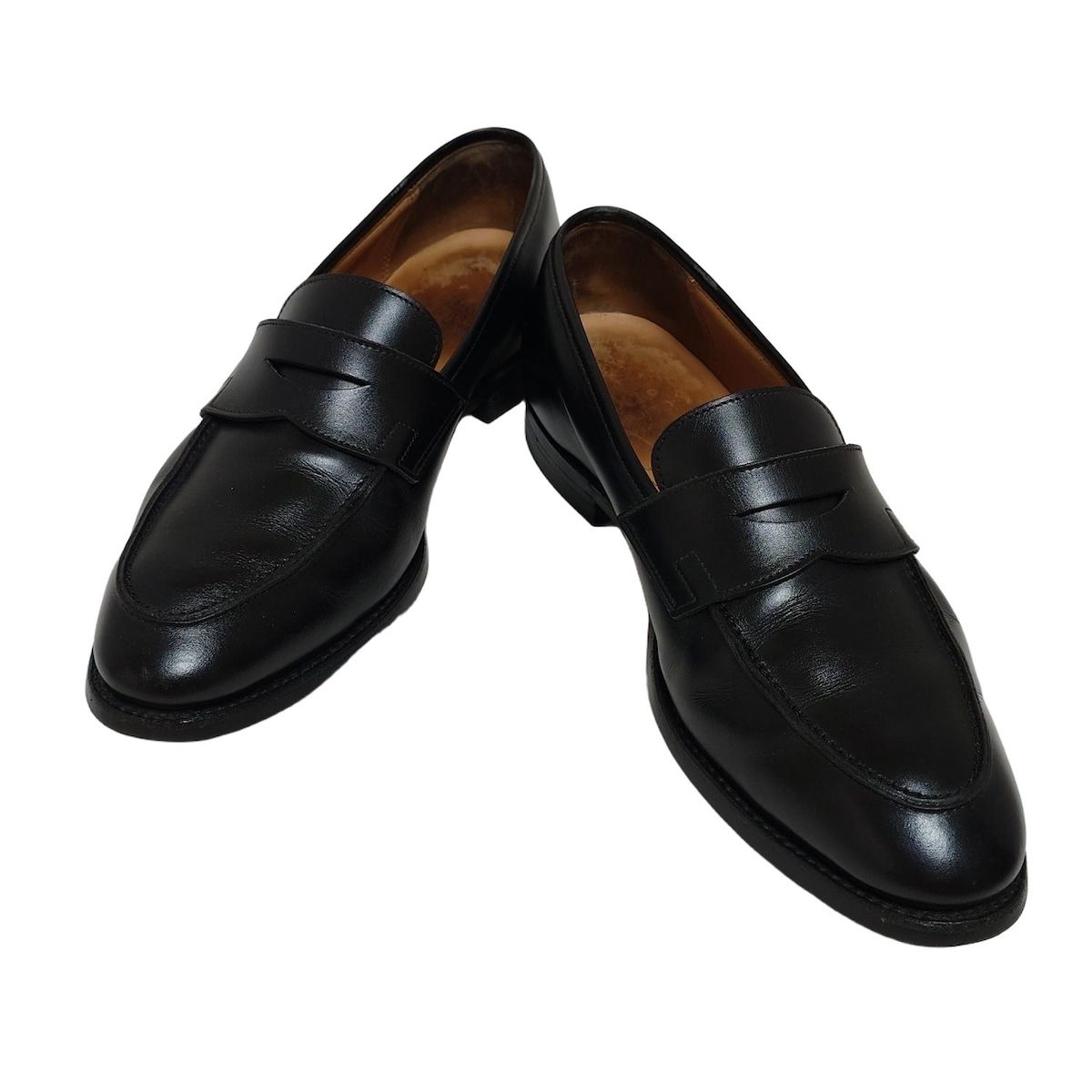 Crockett&Jones(クロケットジョーンズ) シューズ 7 1/2 - 黒 レザー