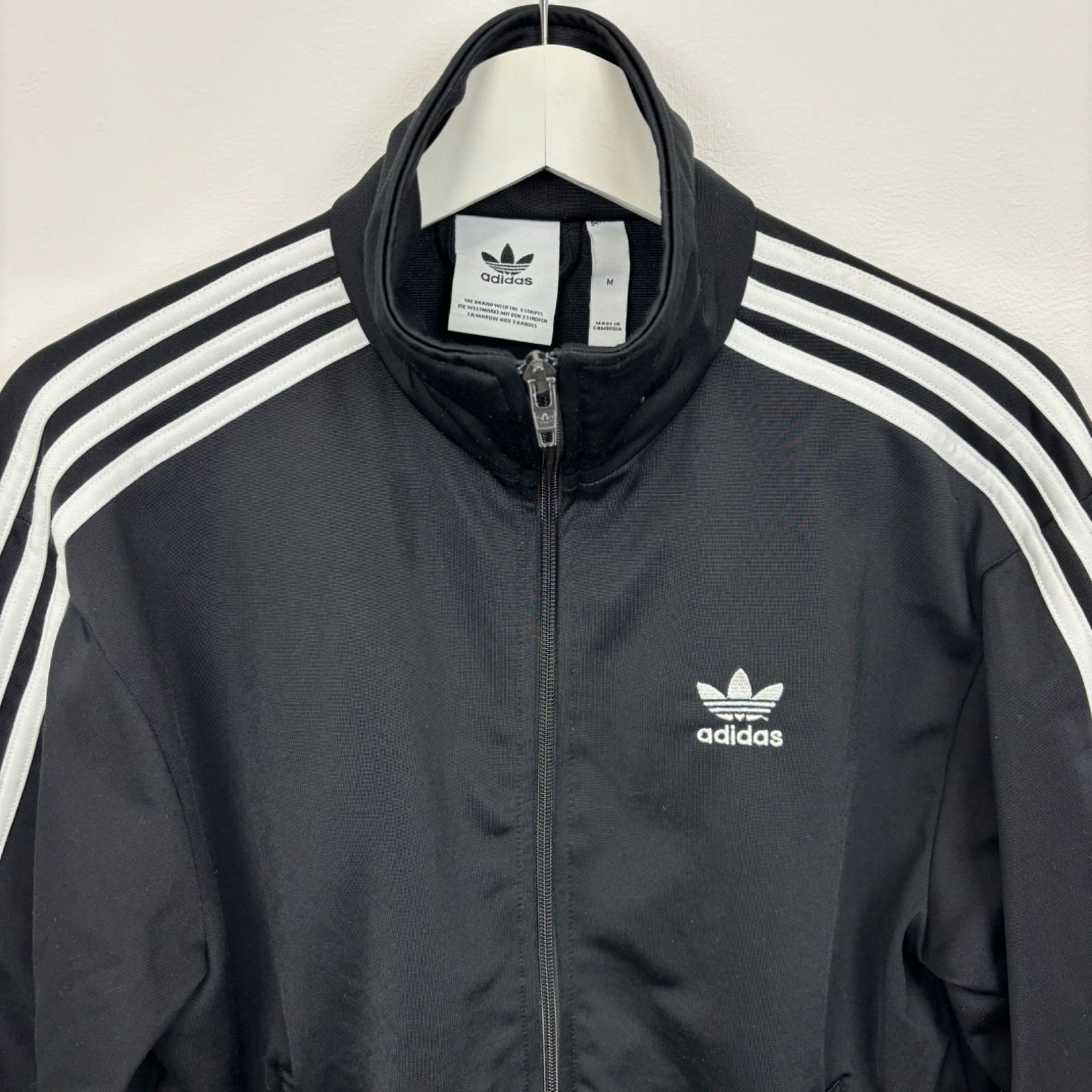 adidas トラックジャケット トレフォイル モノグラム ファイアーバード M adidas Originals - 新品☆黒☆M☆オーバーサイズファイヤー
