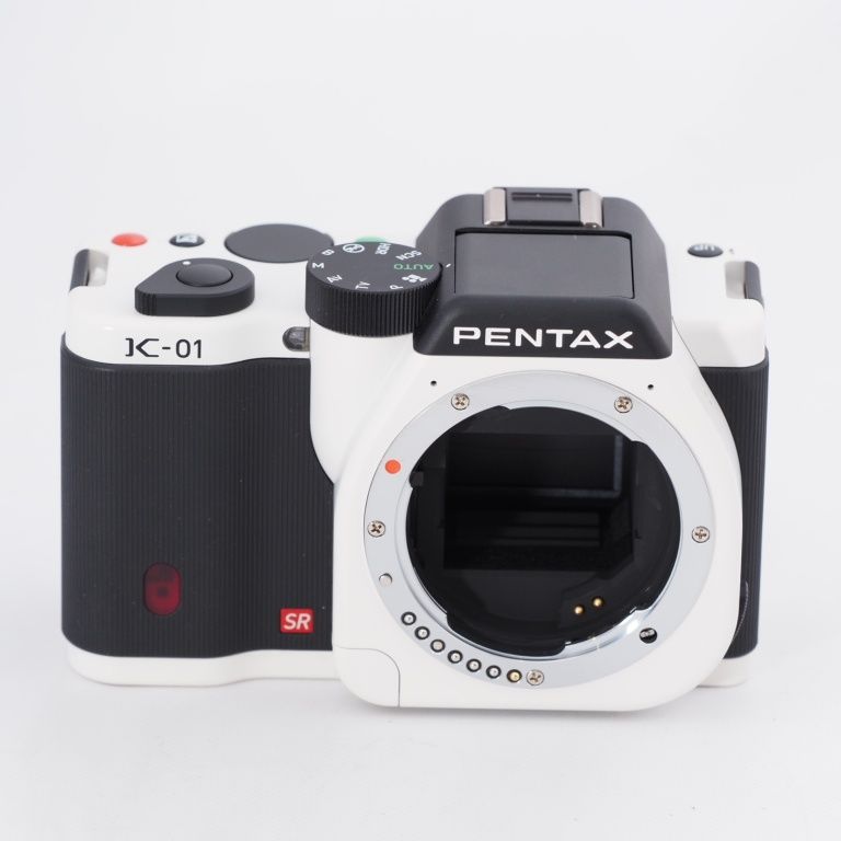 PENTAX ペンタックス ミラーレス一眼レフカメラ K-01 ボディ ホワイト/ブラック - メルカリ