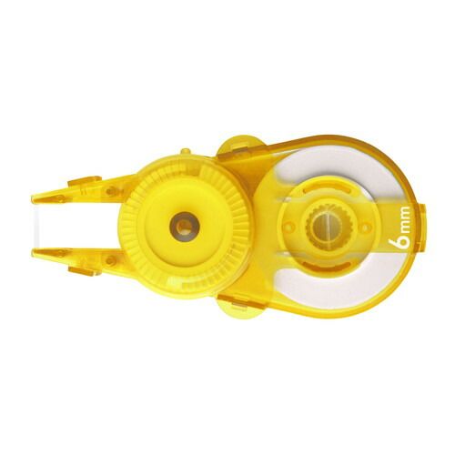 まとめ買い プラス 修正テープ ホワイパースライド ポップ 交換テープ 10個入 6mm イエロー YL WH-116R-10P ×3セット