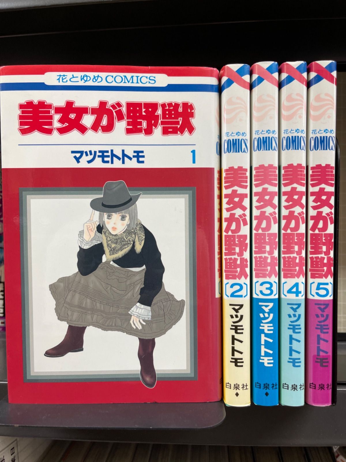 美女が野獣 マツモトトモ 1~5巻 白泉社 花とゆめコミックス - 全巻セット