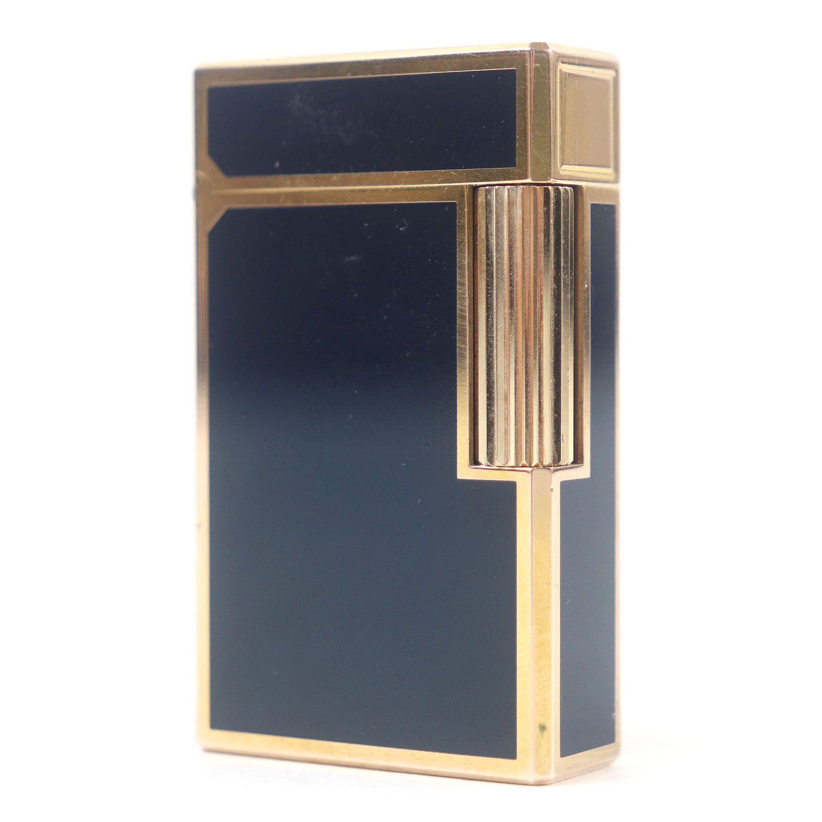 外装美品□Dupont デュポン ライン1 ロング ラッカー スクエア ガス  