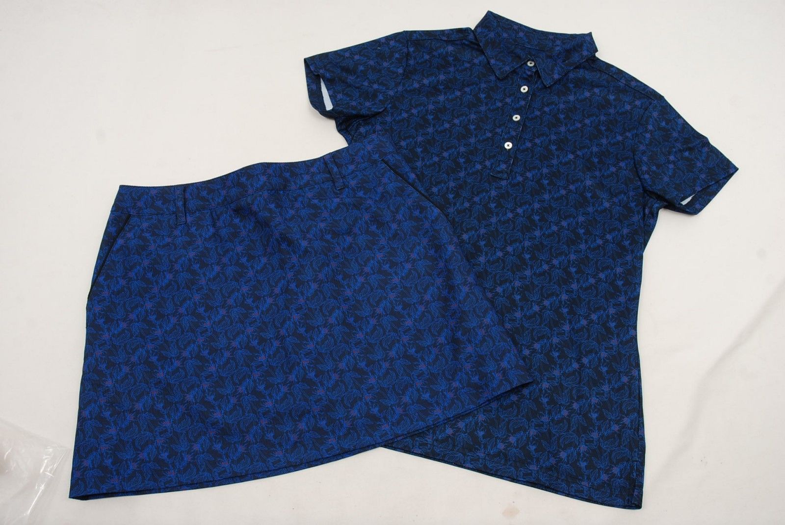 St.Andrews - coco 中古 セントアンドリュース StANDREWS レディース セットアップ M 青×紺 ブルー 総柄 春夏 中古 レディース セントアンドリュース StANDREWS セットアップ