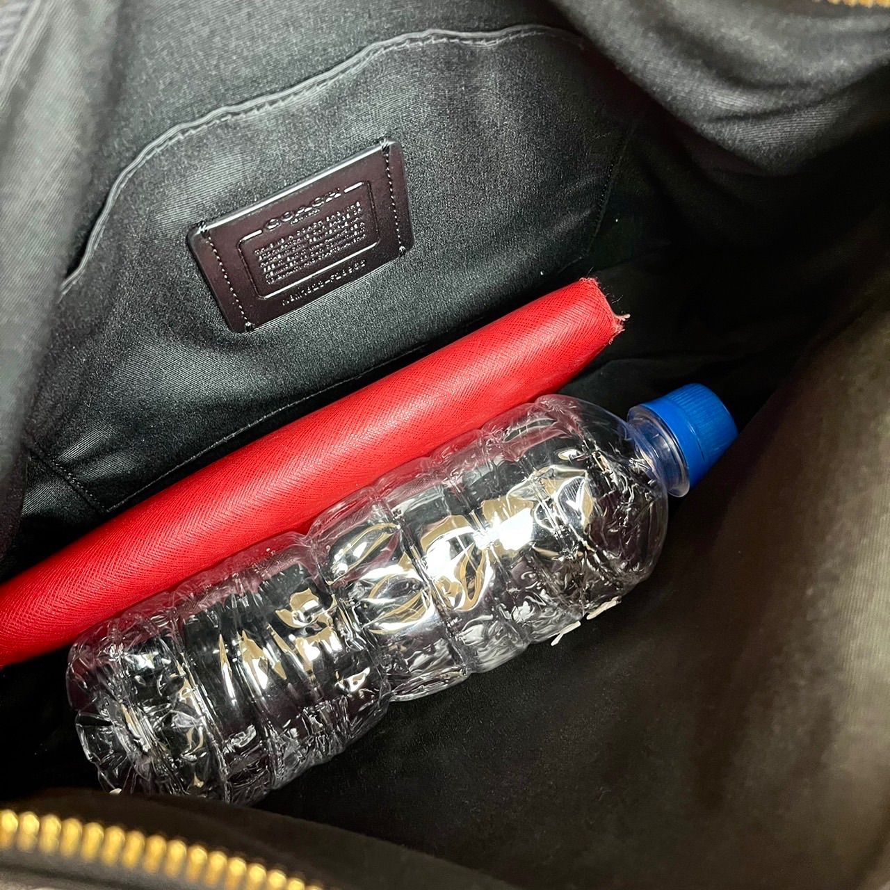 コーチ　ハンドバッグ　ワンショルダー　ゴールド金具　ツイード　ブラウン COACH コーチ トートバッグ レディース シグネチャー トップ