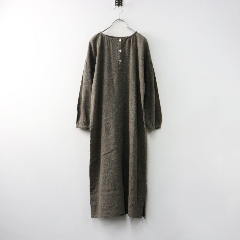 フォグリネンワーク fog linen work リネン ウール ノー ワンピース |ベージュ トップス プルオーバー 2400014402902