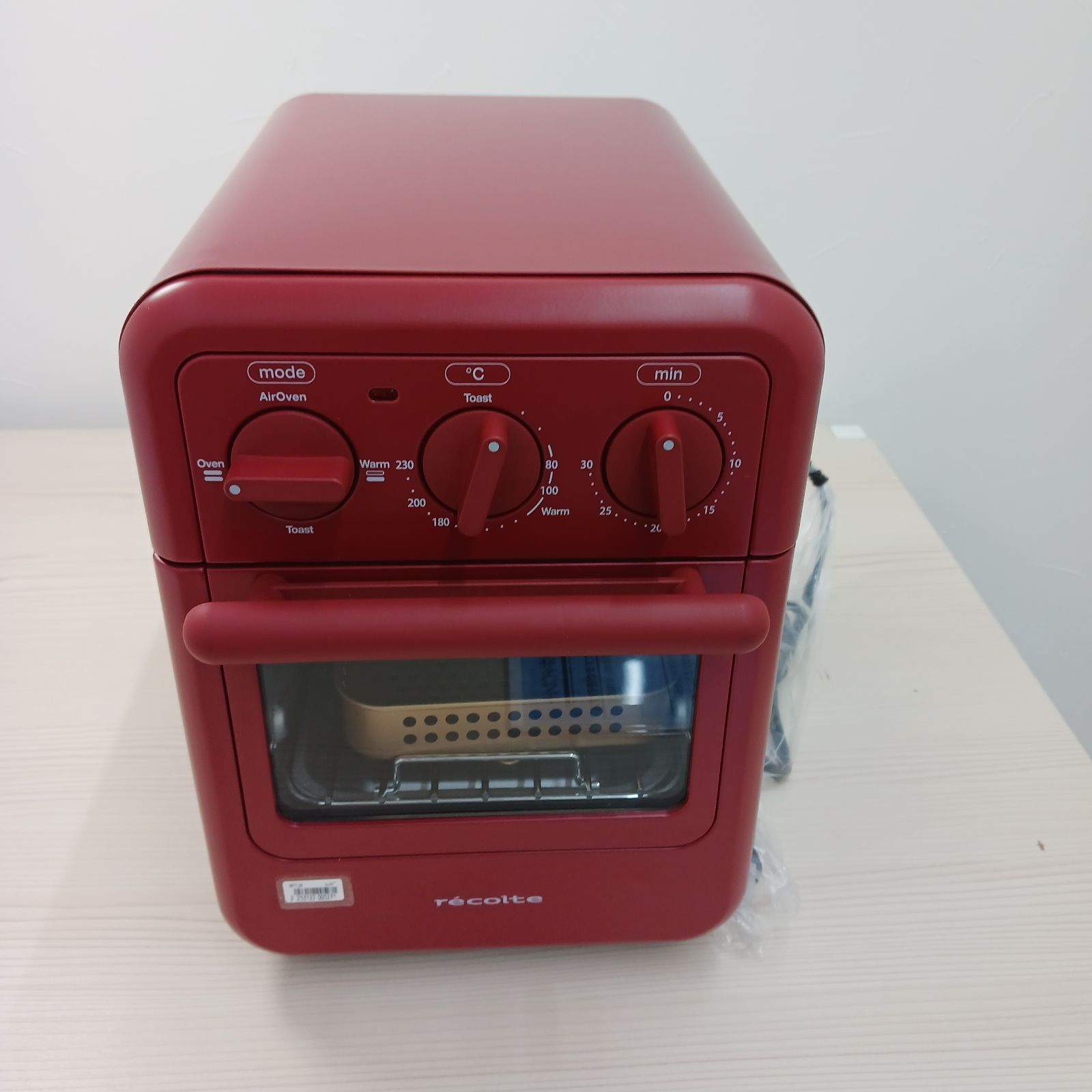 recolte エアオーブン red レコルト エアーオーブン／レッド RAO-1(R