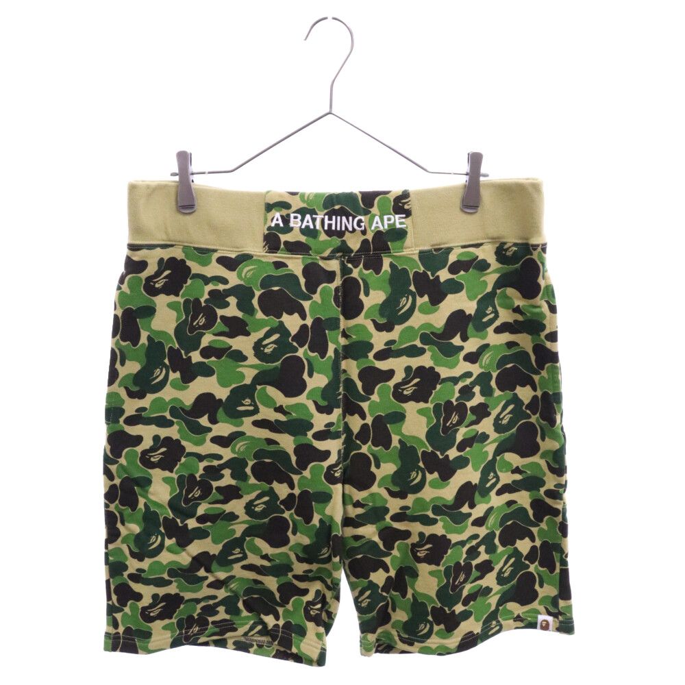 A BATHING APE (アベイシングエイプ) ABC Camo Sweat Shorts フロント ...