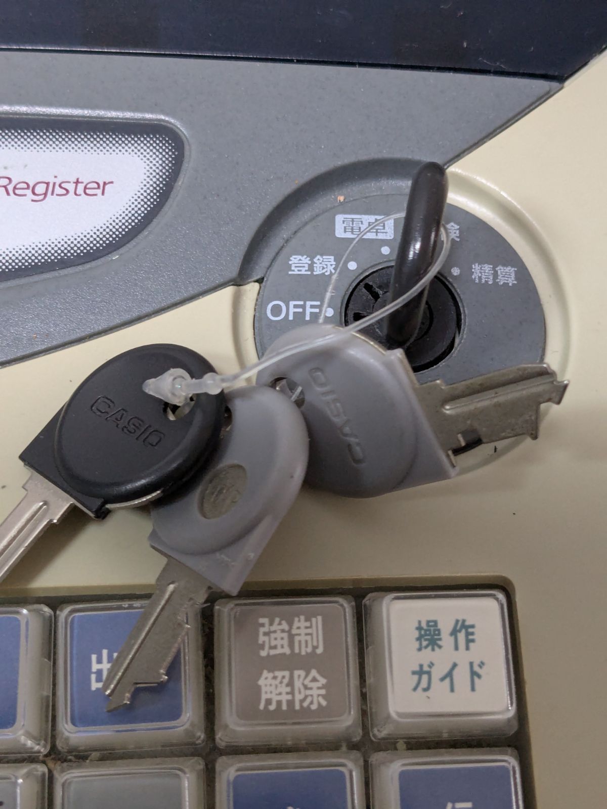 CASIO カシオ レジスター TE-2000 ブラック - メルカリ